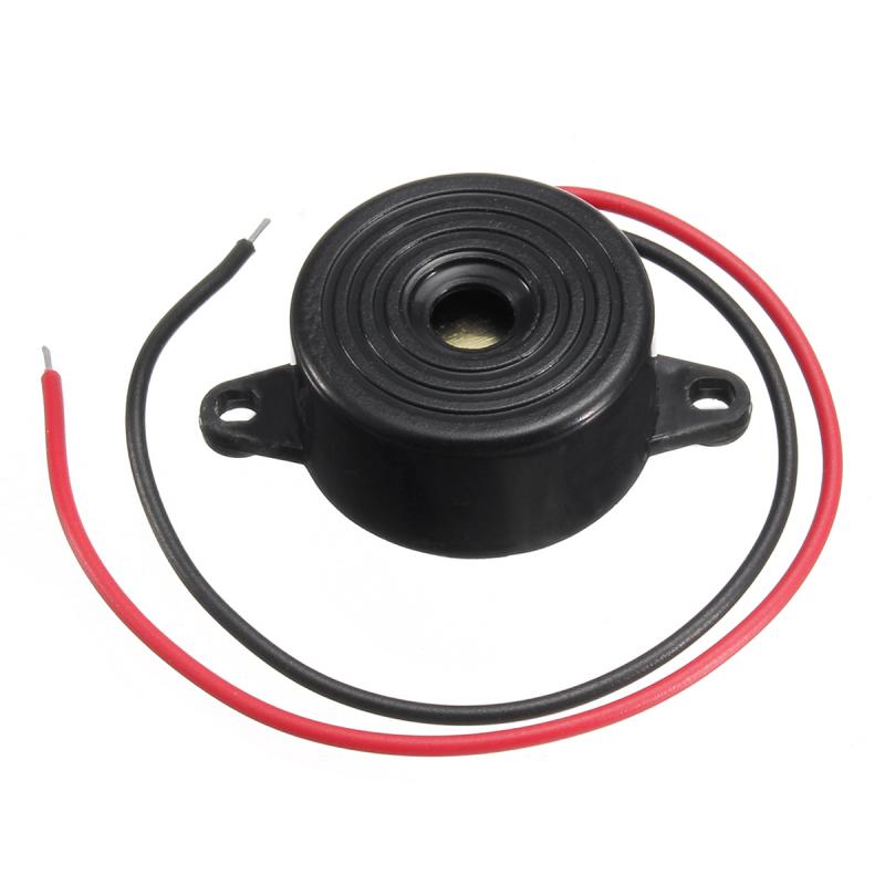 Alarma electrónica de alto decibelio para Arduino, alarma de 95DB, DC 3-24V, 12V, pitido continuo intermitente para coche, furgoneta, SFM-27, Claxon