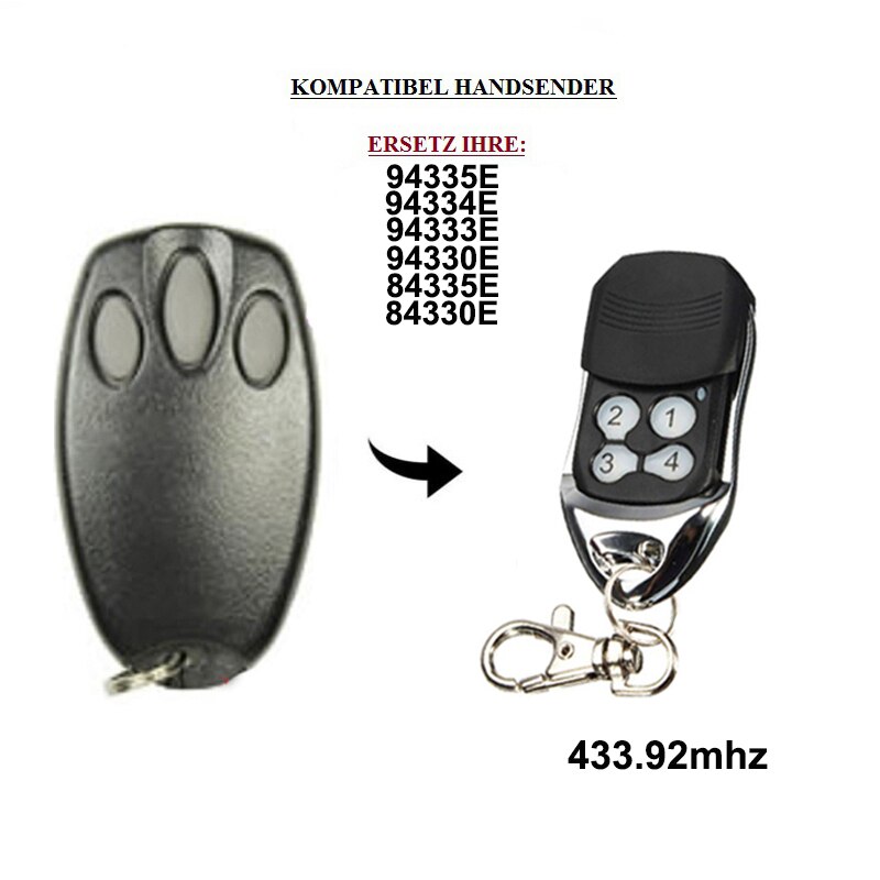 For 94335E C945 C943 4335E garage door remote control replacement remote control