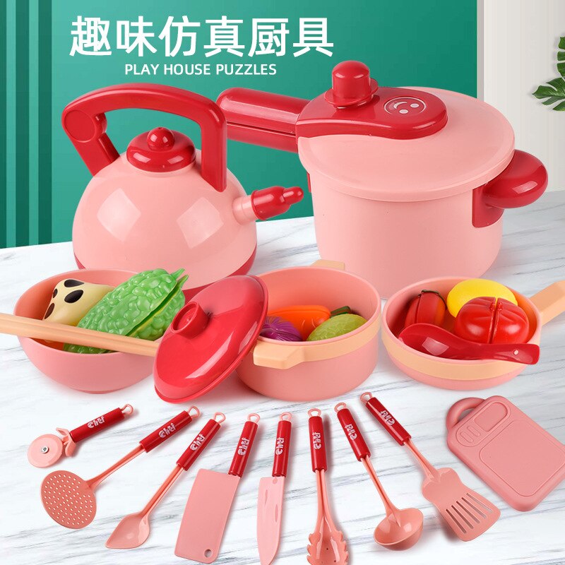 Household Appliances Pretend Play Kitchen Children's Toys Kettle Pressure Cooker Rice Cooker Induction Cooker Cookware Children'