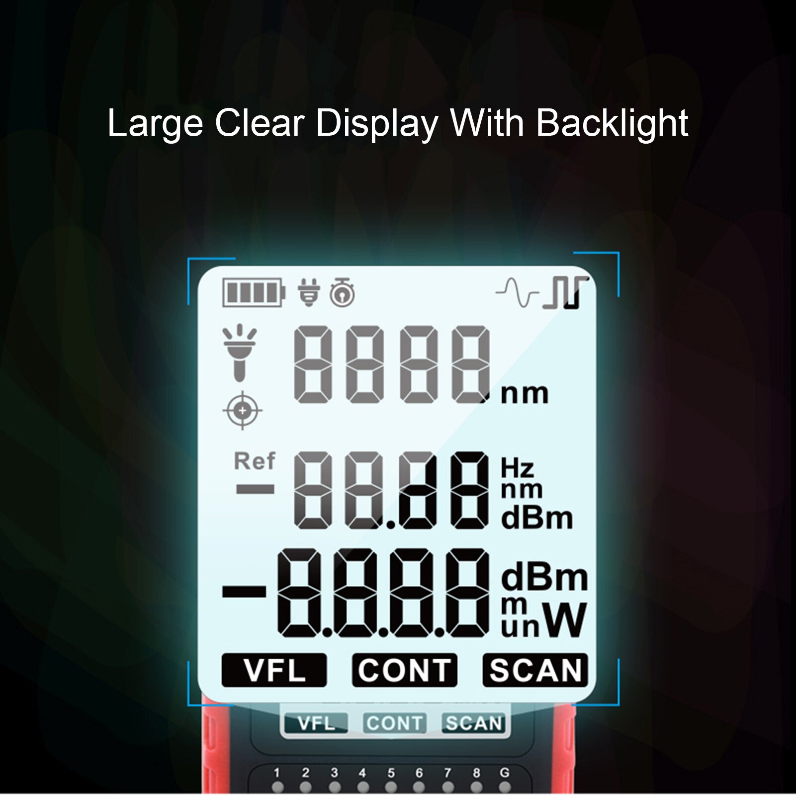 Multifunction MINI Optical Power Meter OPM Visual Fault Locator Network Cable Test Optical Fiber Tester Optical Power Meter