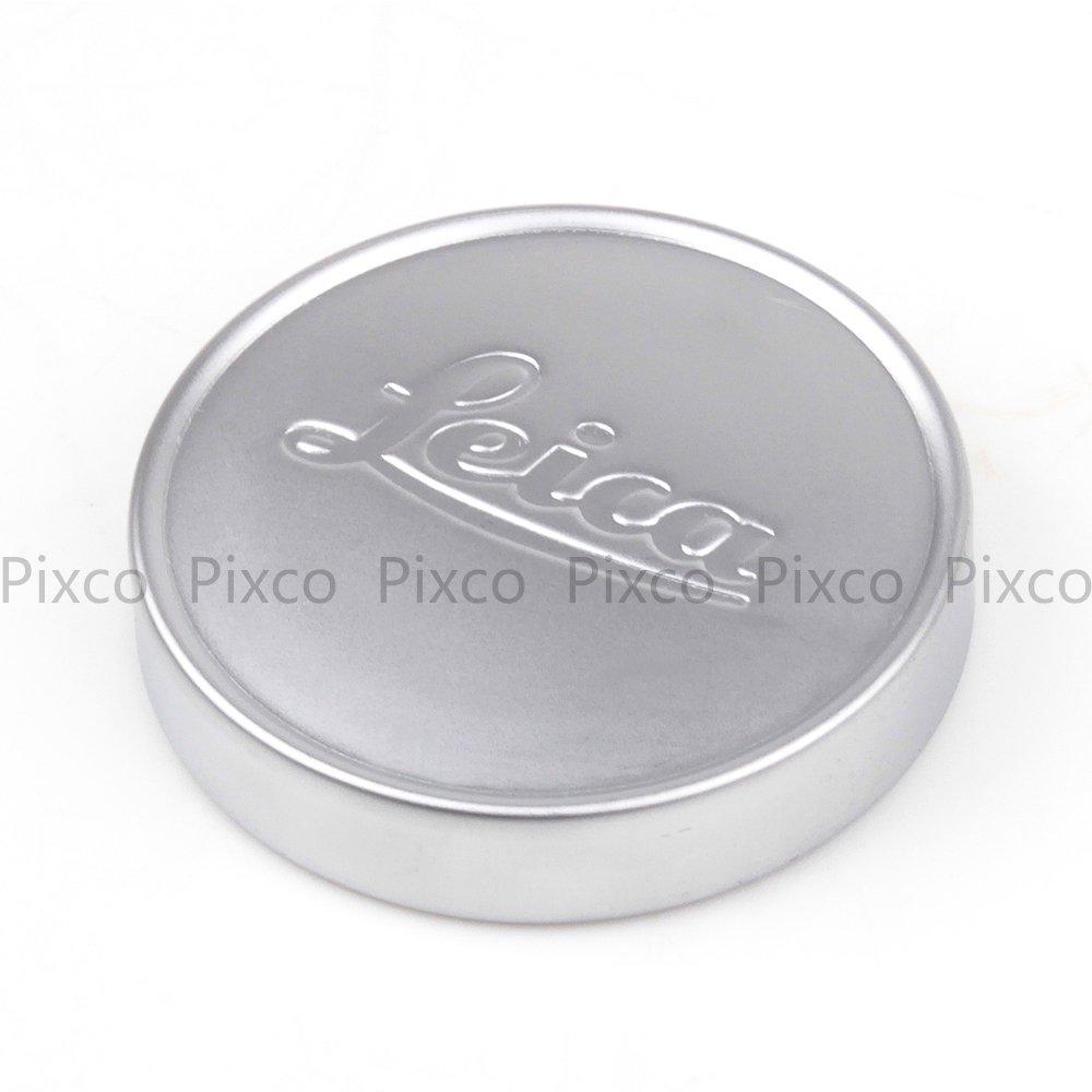 Combinaison de capuchon avant pour lentille Leica E39 39mm, protection de montage en métal argenté