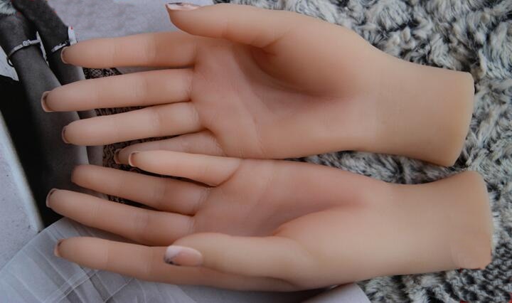 23Cm real hand mannequin body props jewelry model nail art hand mannequin Halloween Woman finger doll 1PC M01002