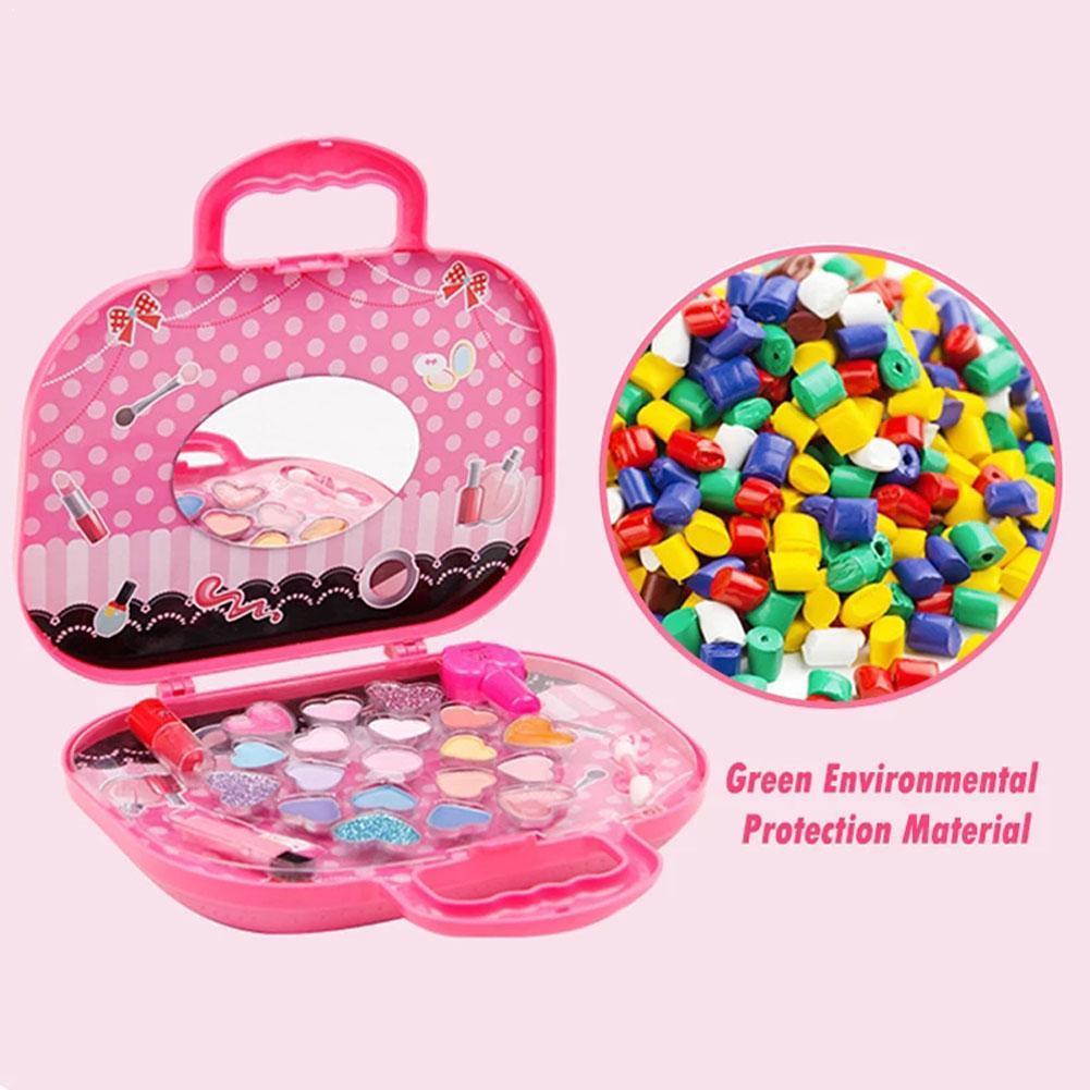 Makeup Sets Girls Makeup Toy Party Performances Dressing Vanity Beauty Cosmetic Bag Carry case Play House Girls Toy Beauty