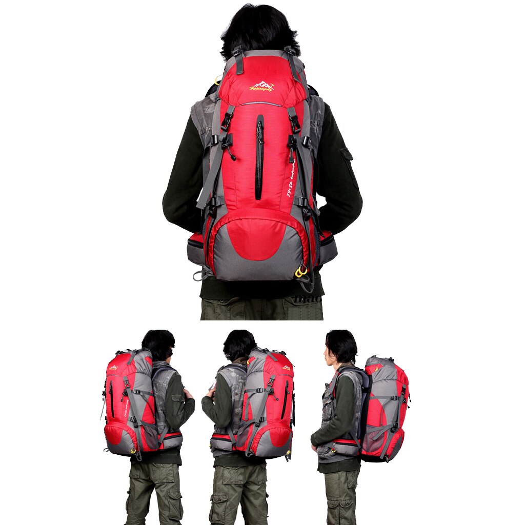 50L Waterproof Internal Frame Backpack Backpacking Climbing Camping Travel Packs Hiking Backpack for Outdoor Sports