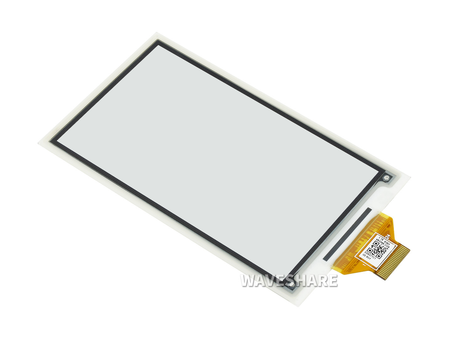 3.7inch E-Paper E-Ink Raw Display, 480×280 Pixels, Black / White, 4 Grey Scales, SPI Interface, Without PCB