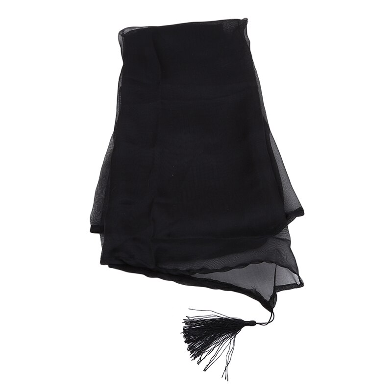 Romantique moderne couleur unie Translucidus fenêtre gaze maison rideau pour la décoration de la maison salon chambre décoration simple PC: Black