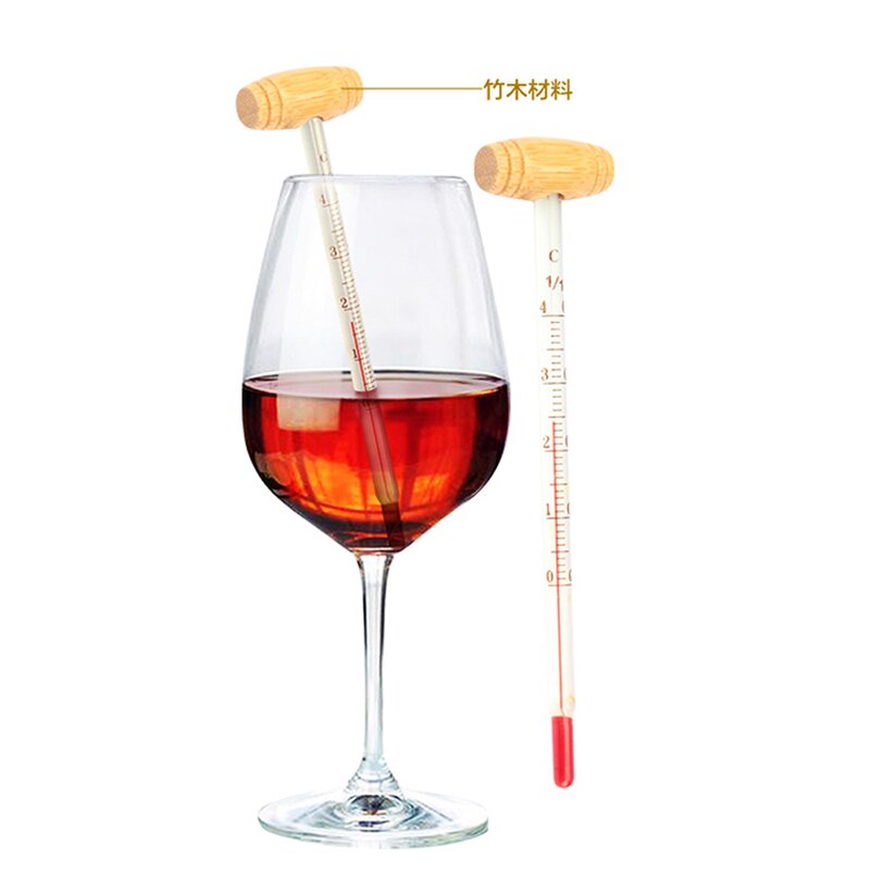 DEOUNY Wine Meter Digital Read Thermometer Measuring Wine Temperature Champagne Wine Enthusiast Serving Party Bar Kitchen Tools