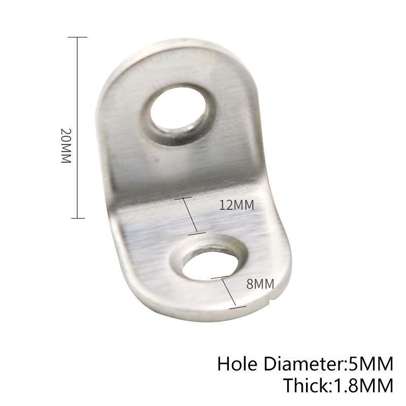 L-Vormige Metalen Haakse Beugel Dikke Roestvrij Staal Hoek Code Haakse Thuis Board Ondersteuning Meubilair Link: 01