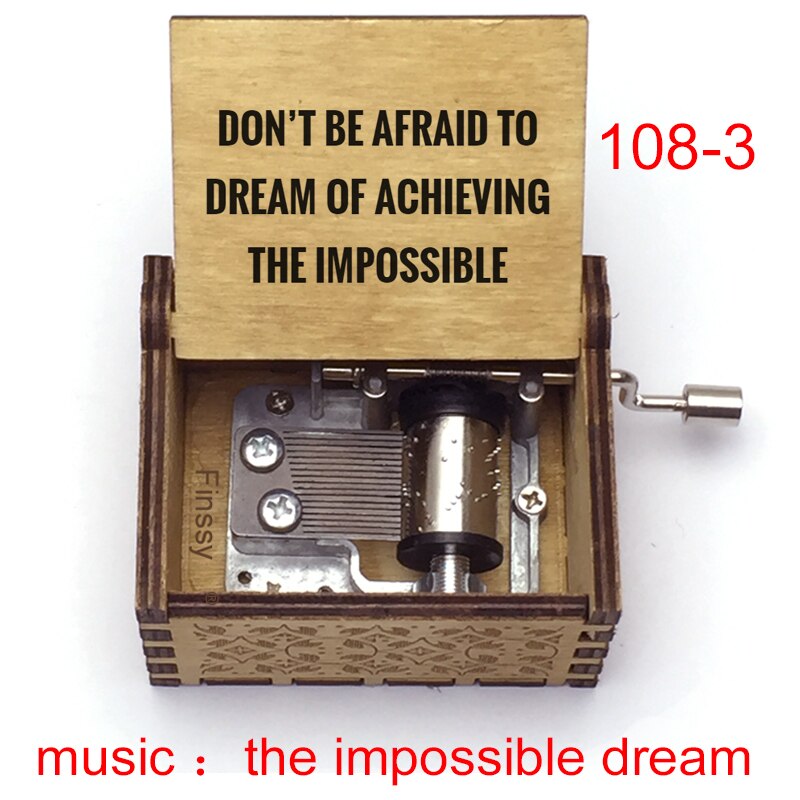 inspiring music the impossible dream music box Musical Hand for children year Christmas Music Box