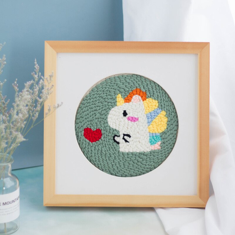 Kit de broderie pour débutants, matériel de bricolage , paquet de matériel de broderie, Kit de poinçons à l'aiguille, fournitures de broderie artisanale