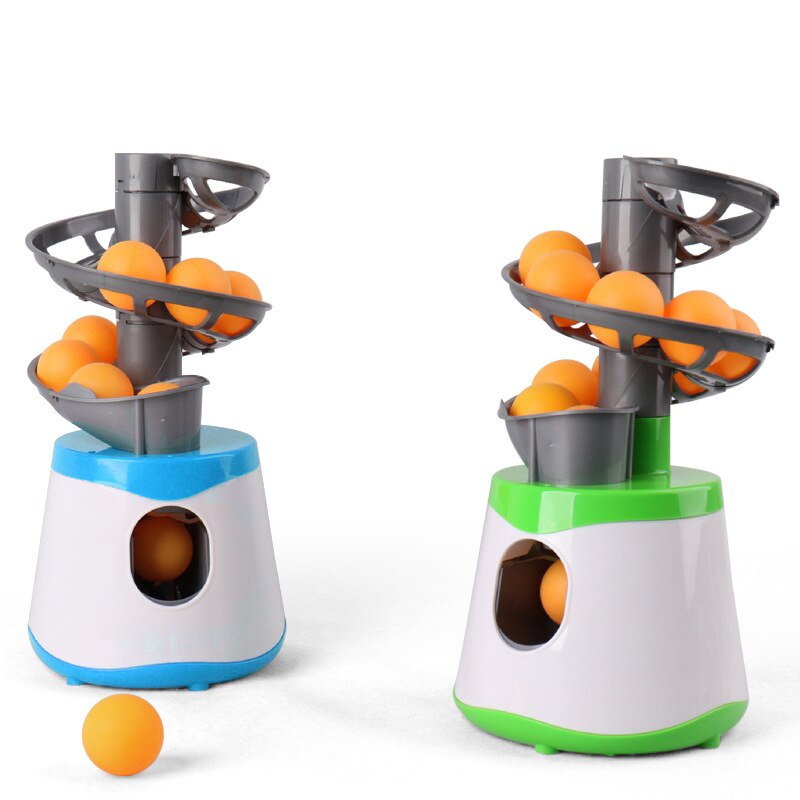 Robot de tenis de mesa para niños, máquina de Ping Pong, entrenamiento con juegos, práctica, portátil, 10 Uds.