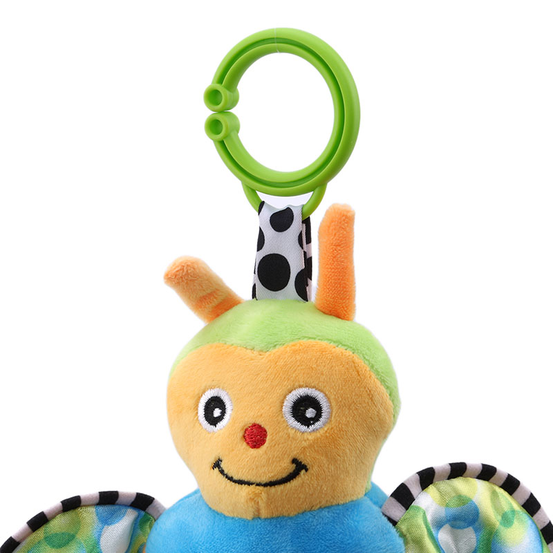 Cartoon Tier Baby Rasseln Plüsch Bienen Spielzeug Mit Sunds Beißring Infant Baby Spielzeug Stoller Krippe Hängen Glocke Pädagogisches Spielzeug