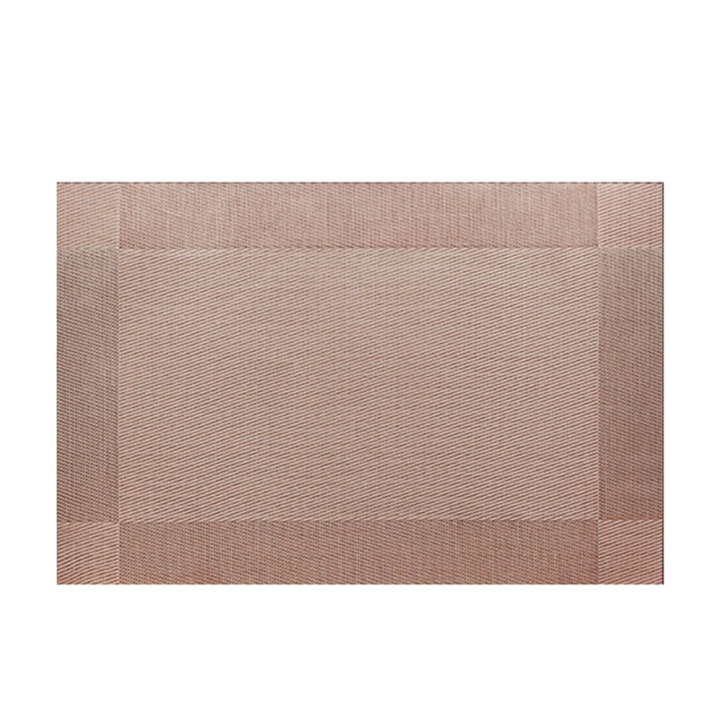 Pvc Isolatie Placemats Beschermende Diner Eettafel Placemats Coaster Diner Tafel Decoratie: Beige