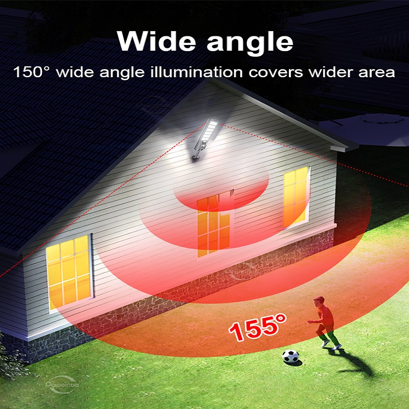 1000w ultra krachtige led-buitenlampen op zonne-energie, 20000lm buitenspotjes op zonne-energie met bewegingssensor en afstandsbediening, externe lamp op zonne-energie
