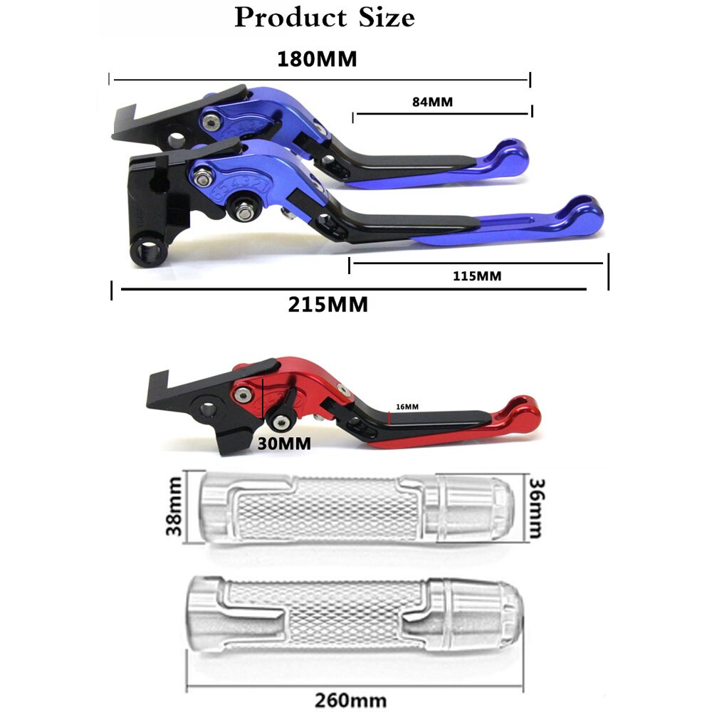 Dla Suzuki GS500 E/F GS500E 1994-1998 GE500F 2004-2008 składane dźwignie sprzęgła hamulca motocykla