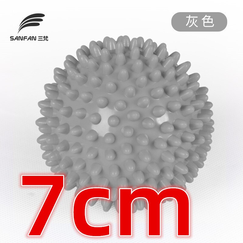 Massaggio Palla di Fitness EPP Mano Suole Hedgehog Sensoriale Portatile Fisioterapia Esercizio Muscolare Relax Trigger Point Terapia: 7cm Grey