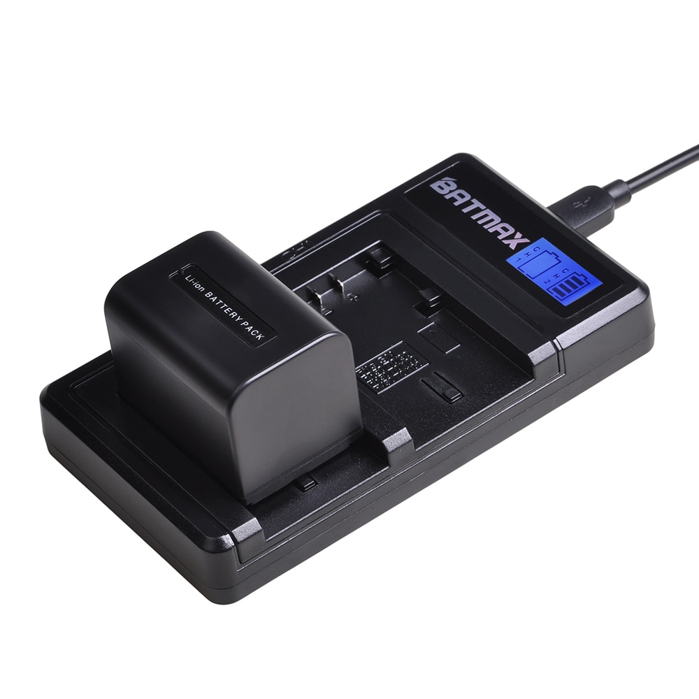 2 Pièces 2500mAh NP-FV70 NP FV70 Batterie + LCD Double Chargeur USB pour Sony NP-FV30 FV50 FV70 FV90 FV100 FV120 HDR-SR68 DCR-SX85 DCR-S