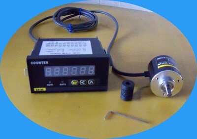 Fine ZNZS2-6E1R tachometer digital display ZNZS2-6E2R line speedometer speed meter with alarm output Encoder: add Encoder