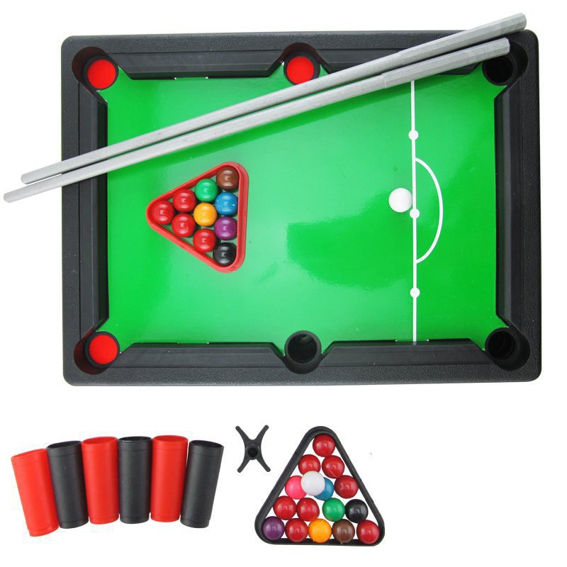 freundlicher Party Spiel Leichte Tisch oben Schwimmbad Tisch einstellen Billard Spielzeug Snooker Spiel Schreibtisch Für Art freundlicher Für drinnen draussen