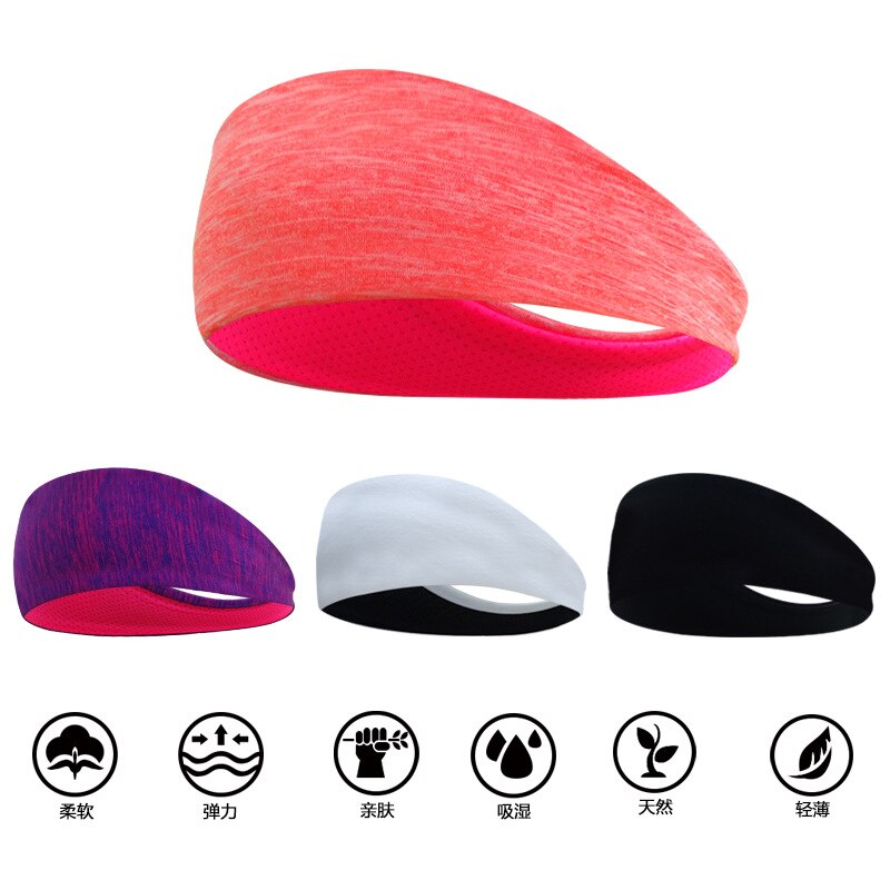 2 Pcs Nuovo Sport a Livello Della Fascia di Stirata di Yoga Elastico Corsa E Jogging Headwrap Della Fascia Dei Capelli Accessori