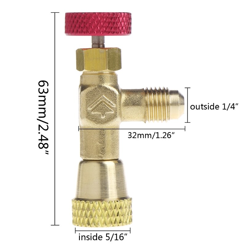 1PC R410 90 Degree Refrigeration Adapter Connector... – Grandado