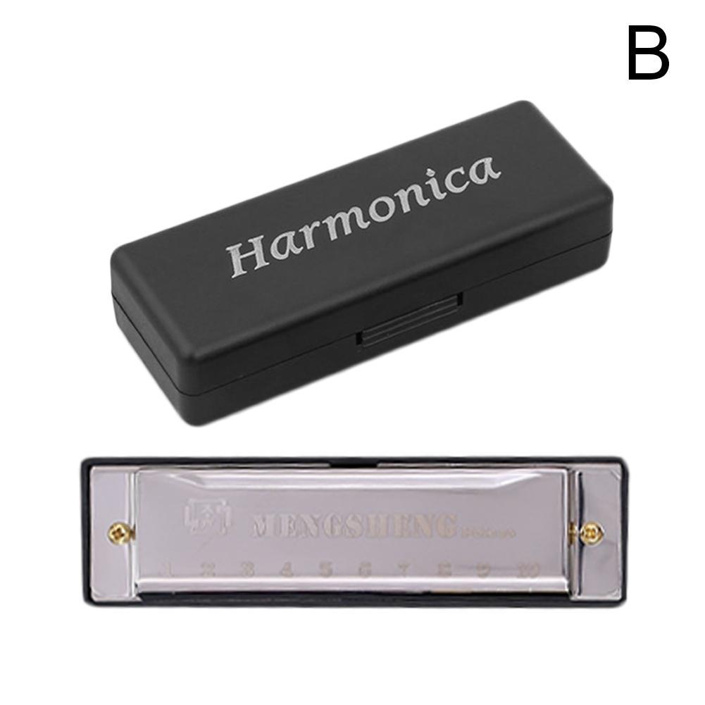 10 Holes For Rock Country Folk Jazz Melodica Swan Diatonic Mouth Organ Blues Instrument Music Woodwind Harmonica Harp W1G0: B