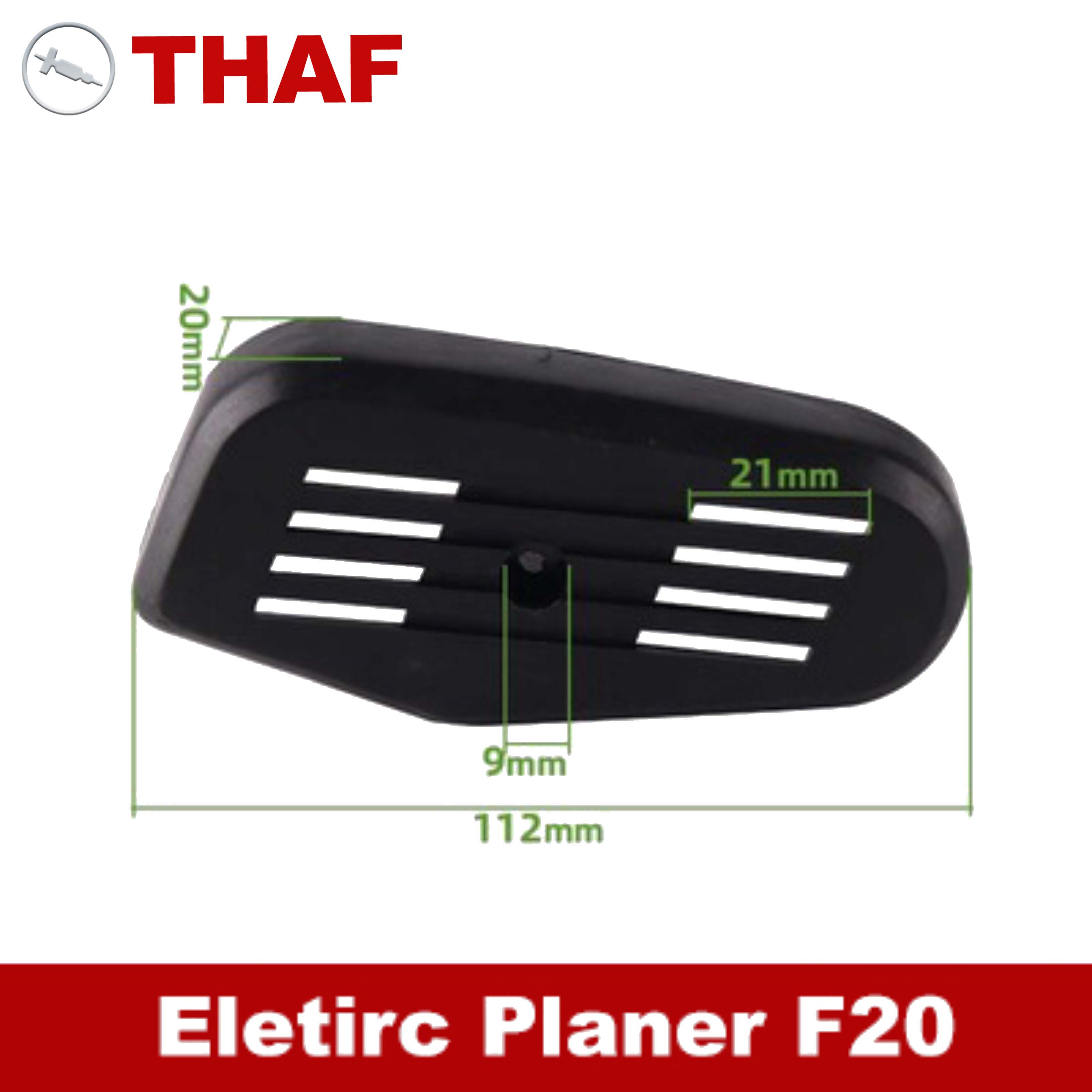 Piezas de repuesto para cubierta de correa de polea, repuesto para cepillo Hitachi F20A: Belt Cover