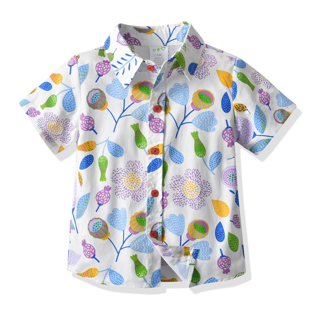 Abito da sposa bambino ragazzo estate nuovi ragazzi camicia a maniche corte + pantaloncini tinta unita Set 2 pezzi gilet per ragazzo moda abito per bambini