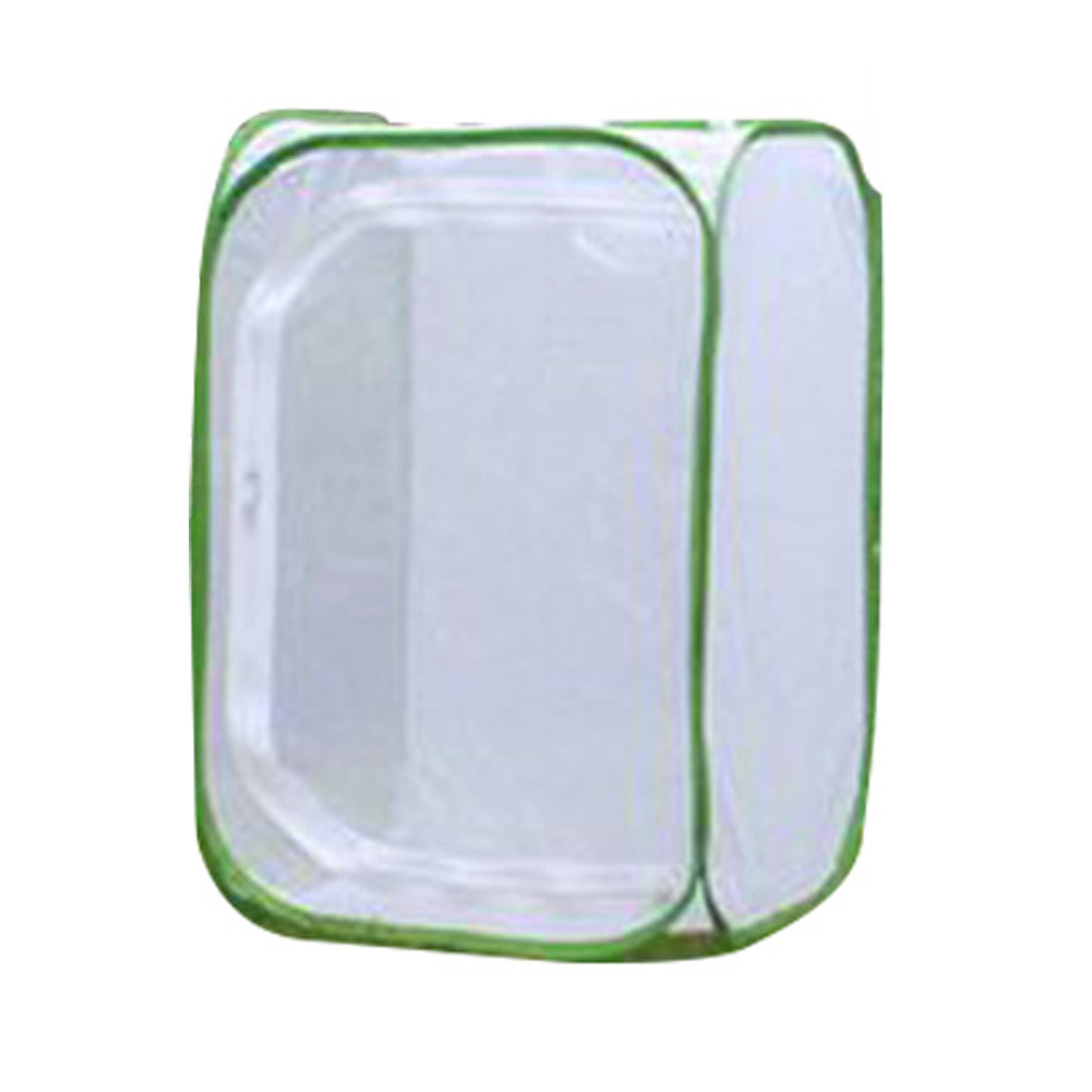 Light Transmission Zipper Breeding Insect Cage Seedling Incubator Folding Garden Pet Butterfly Grasshopper Tool Home Handle: L