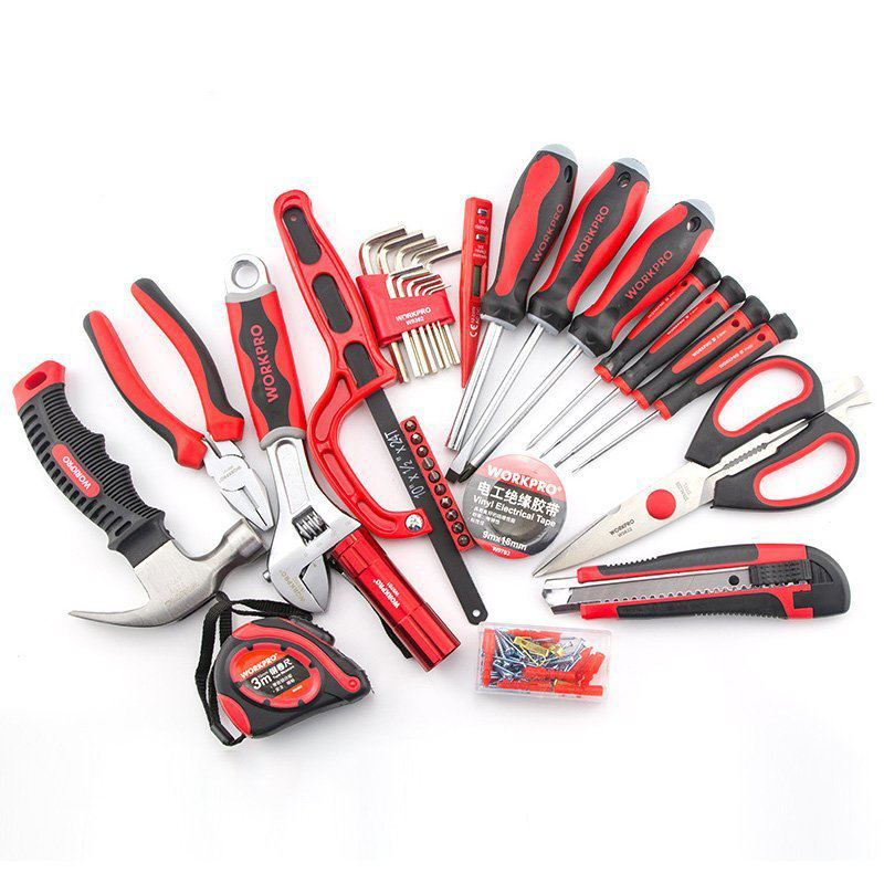 39-piece/Set Portable Household Tool Kit Auto Repair Tool Box Set Hardware Hand Tool W1139 Multi-function Auto Repair Tool Set