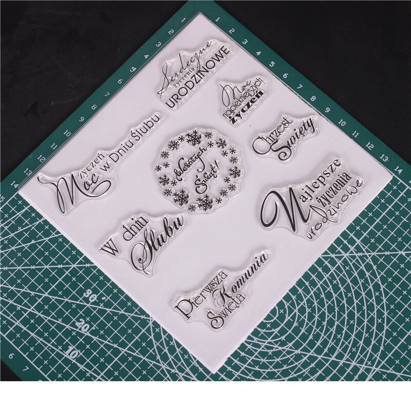 Rubber Silicone Clear Stamps for Scrapbooking Tamp... – Grandado