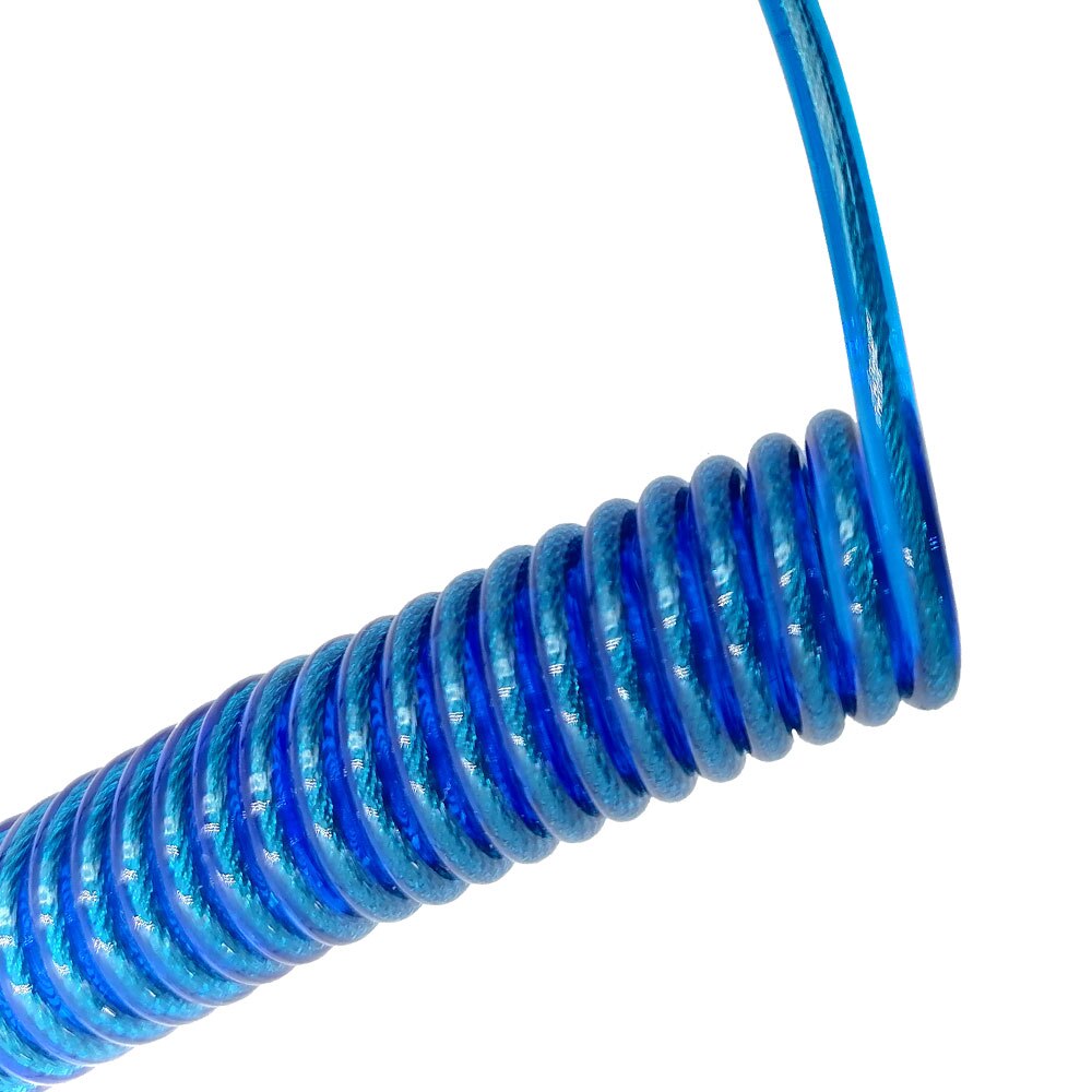 1.6Meter Stretch Roestvrij Staaldraad Kern Vissen Lanyard Met Karabijnhaak Varen Intrekbare Safty Lente Spoel Touw