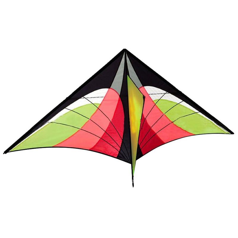 Cometa clásica de línea única para deportes al aire libre, cometas de acrobacias de 150x90CM, con mango, azul volador, con Tria