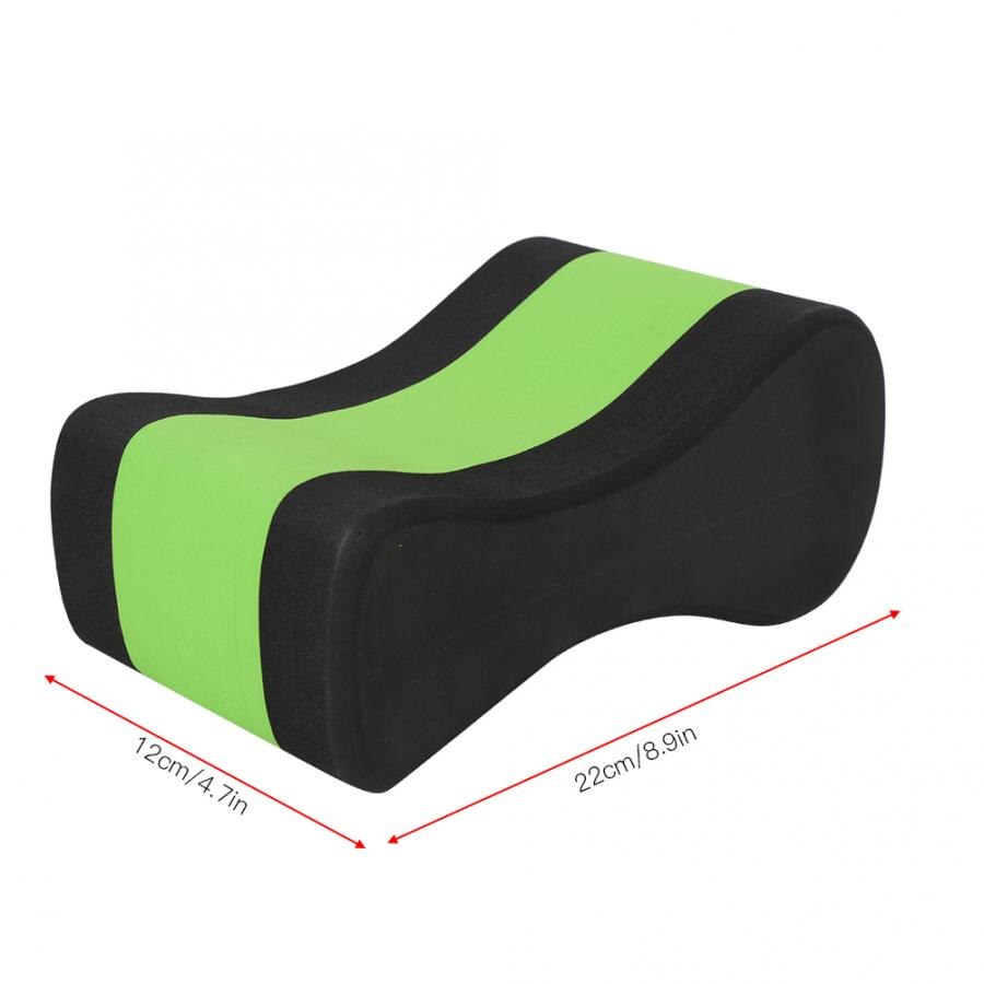 Clip leg board 1 st slitstark eva swim clip leg board flerlagers flytbräda för simträningstillbehör grön och svart