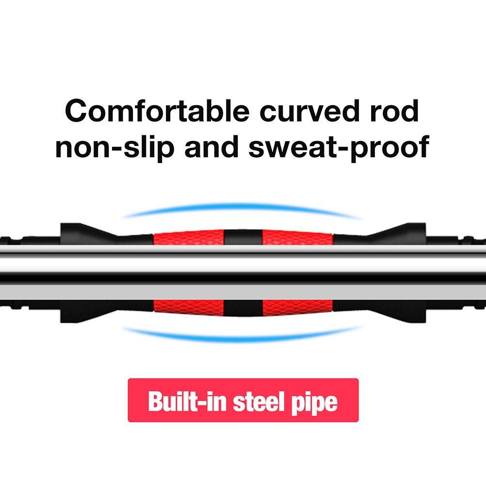Adjustable Dumbbell Weight Set Barbell Lifting 2 x 15.74in Bars and 4 X Dumbbell Buckles Connecting Rods for Gym Home
