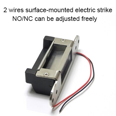 ANSI Standard Heavy Duty Electric Strike Lock 1000kg Holding Force Glass Door Electric Strike Power to Unlock/lock Adjustable: XM-124B
