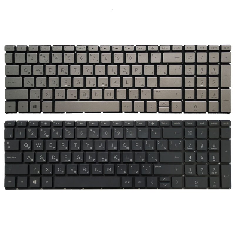 Russian/RU Laptop keyboard For HP Pavilion 15-DA 15-DB TPN-C135 TPN-C136 250 G7 255 G7 15S-DU 15-DY 15S-DY 15-DW 15-CS TPN-C139