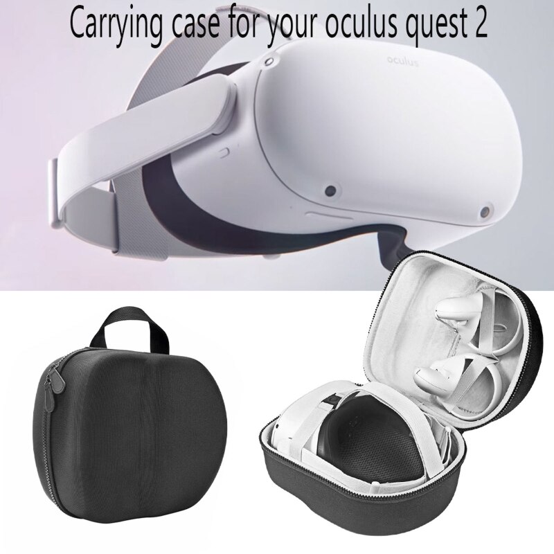 Vr Accessoires Voor O Culus Quest 2 Vr Headset Reizen Draagtas Harde Eva Opbergdoos Tas Voor Oculus Quest2 beschermende Pouch