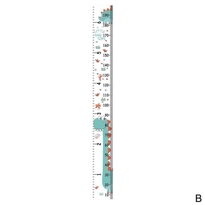 Skandinavisk stil baby barn børn højde lineal vækst størrelse lineal til værelse væg højde klistermærke hjem diagram mål ins dekor  k3 e 4: B