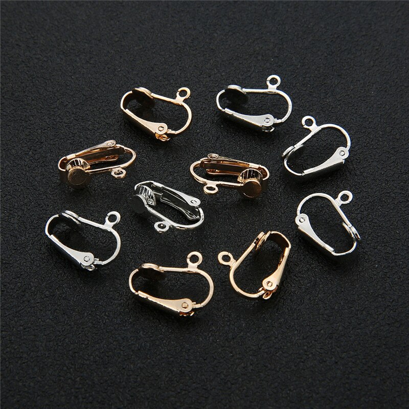 LOULEUR 20pcs 13.5*16.5mm No Pierced Non-piercing Earcuff Ear U Shape Clip-on Clip Earrings For Women Jewelry
