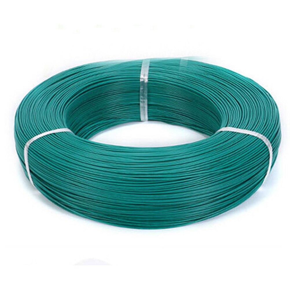 2 størrelser 5/10 meter super fleksibelt 26 awg pvc isoleret ledning elektrisk kabel, ledet kabel, diy tilslut 10 farver vælg: Grøn / 5m