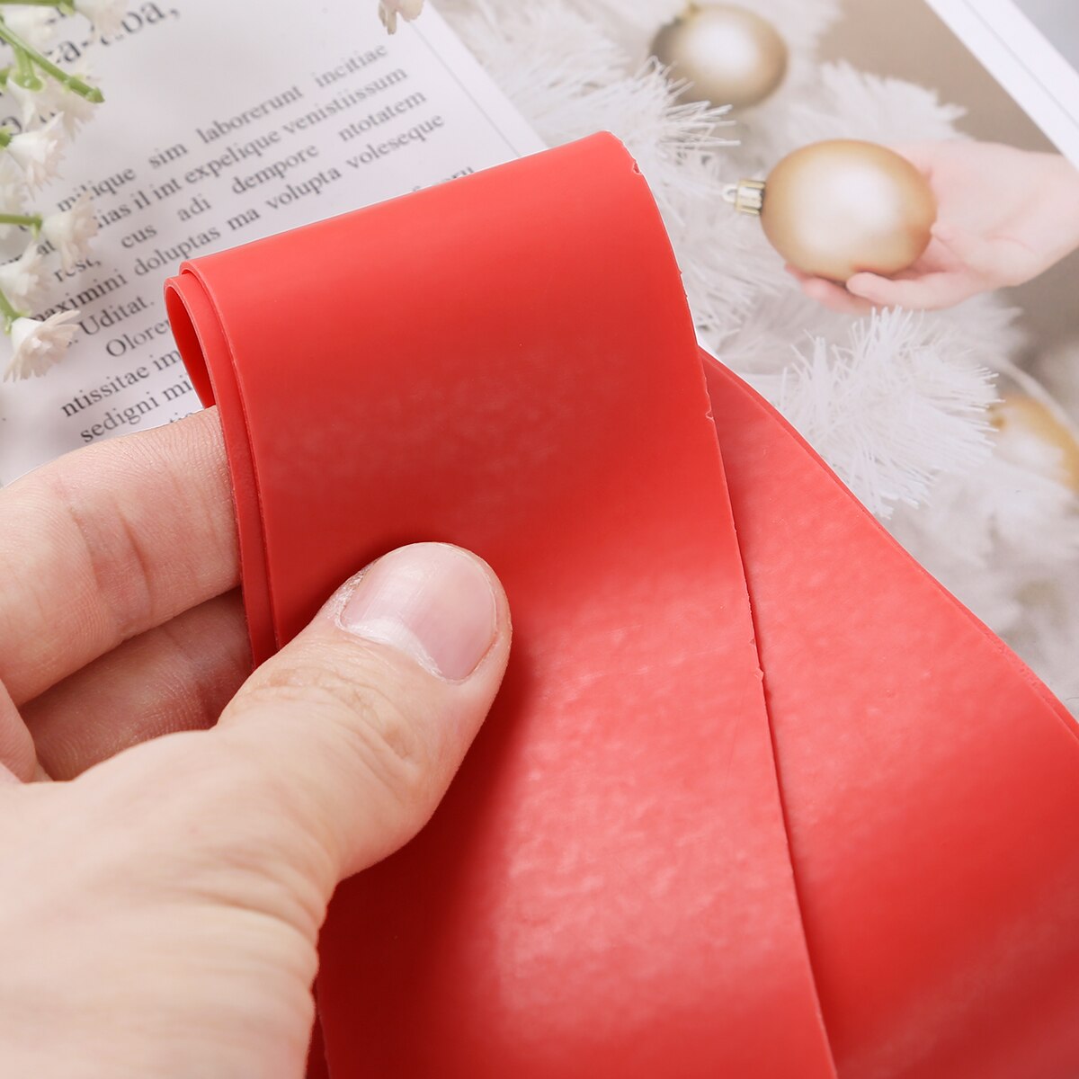 Resistance Bands Latex Natural Flat Fitness Equipments Strength Training Resistance Loop Bands Athletic Gym Workout Yoga Pilates