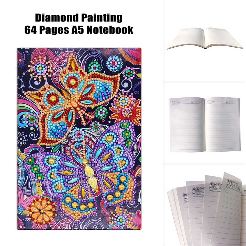 50 Pages Diamond Painting Planner Notebook Note Book Cross DIY Special Shaped Embroidery Cross Stitch A5 School Diary Book Craf