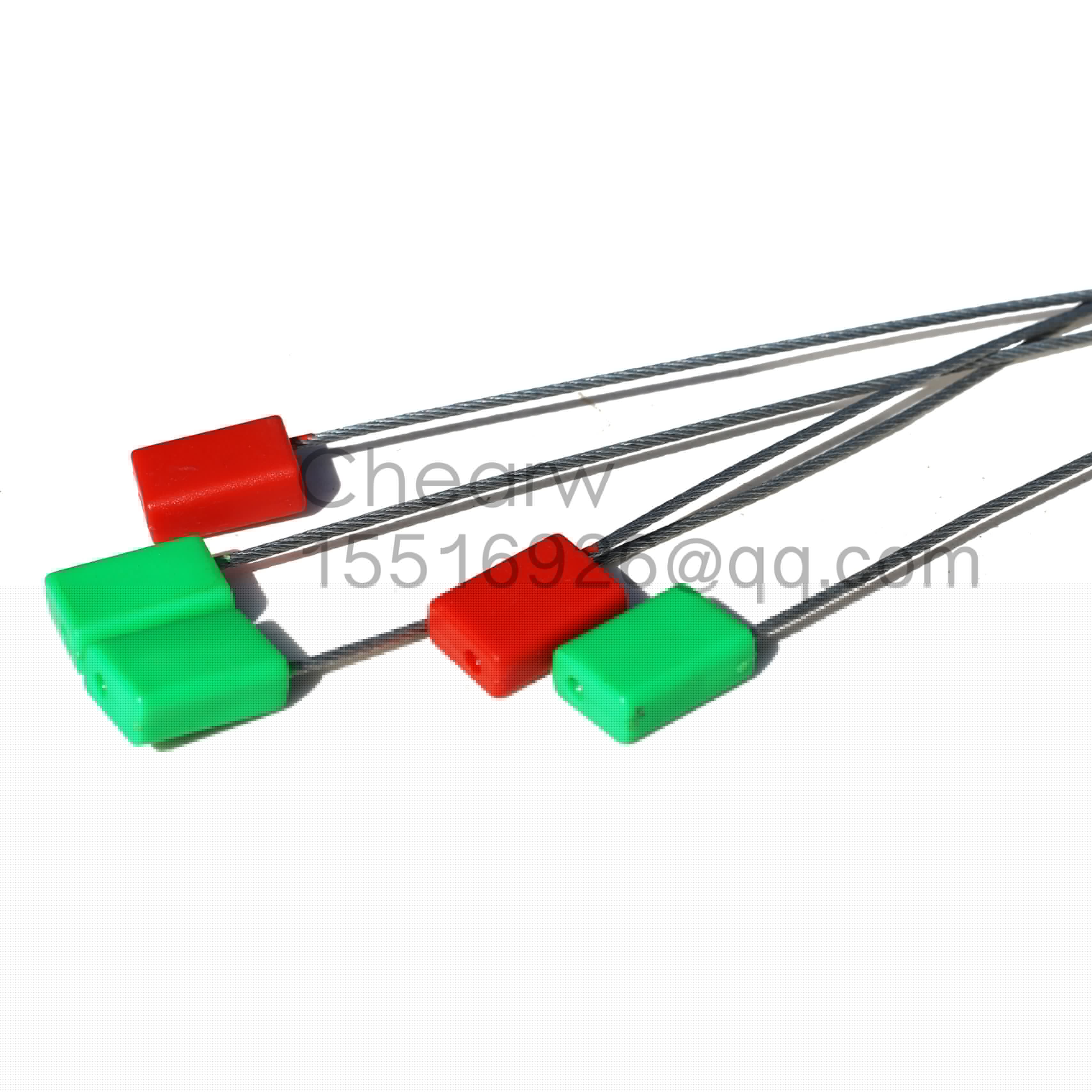 30cm 10pcs zinc alloy container seals QR code disposable