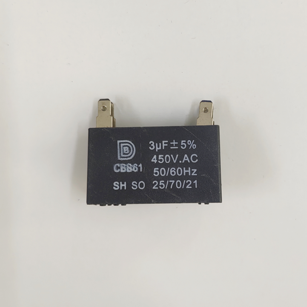 450V Airconditioner Onderdelen Fan Motor Start Condensator 1 Uf 1.2 Uf 1.5 Uf 2 Uf 2.5 Uf 3 uf 3.5 Uf 4.5 Uf 5 Uf Rechthoek Vormige Condensator: 3uF