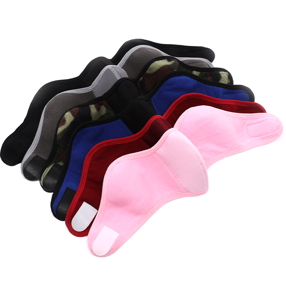 Unisexe demi masque hommes femmes hiver masque polaire cache-oreilles équitation Ski Snowboard accessoires de plein air vent froid protection