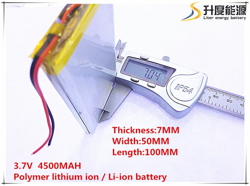 3.7V,4500mAH,[7050100] PLIB ( polymer lithium ion battery ) Li-ion battery for tablet pc,GPS,mp3,mp4,cell phone,speake