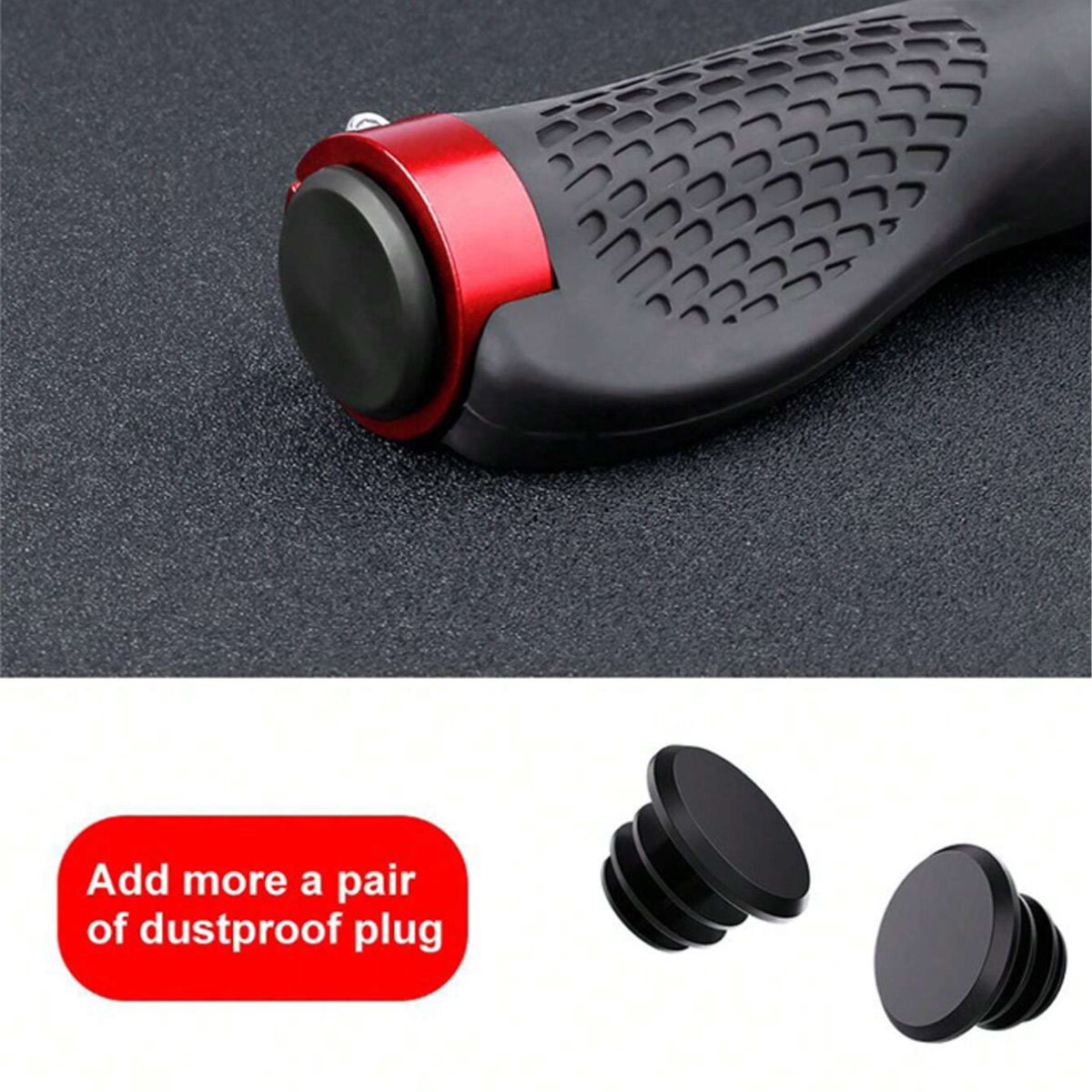 Protector de manillar de bicicleta antideslizante y a prueba de golpes, ergonómico, adecuado para equipos de ciclismo de montaña y carretera, 2 uds.