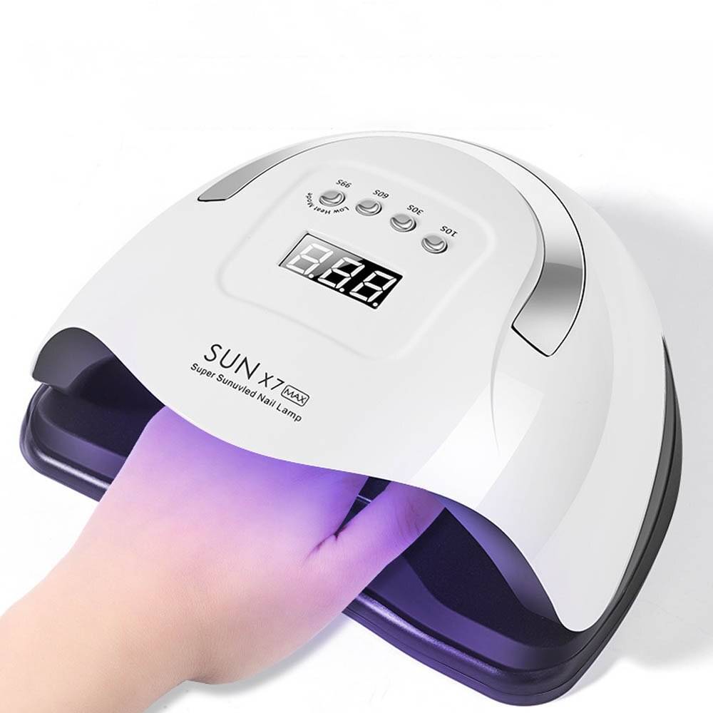 SUN X7 Max-lámpara UV para secado de uñas, secado rápido de uñas , 180W