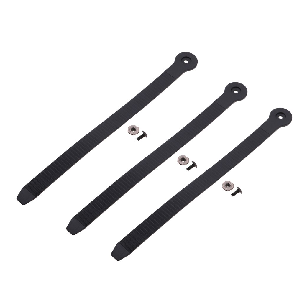 Pieza de hebilla de correa de energía de PU para reparación de patines de ruedas en línea de hielo, 3 uds.
